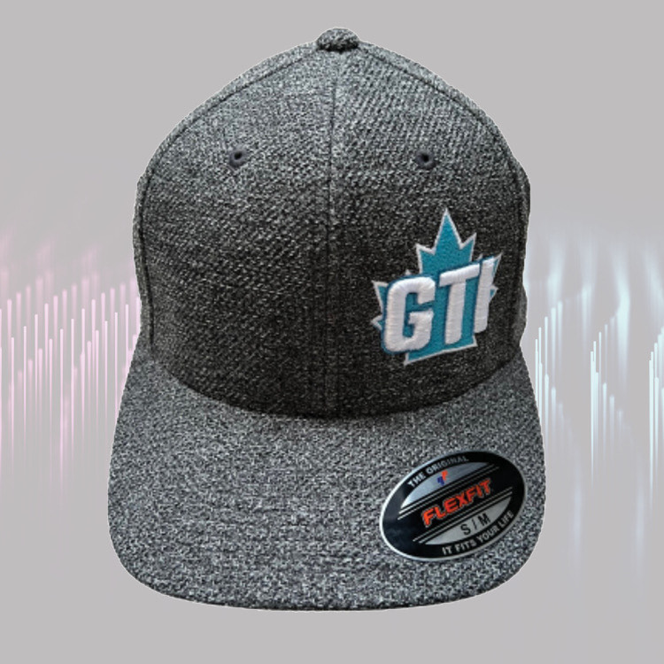 GTI Alternate Logo Heather Grey FlexFit Hat